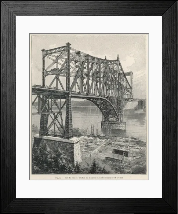 Framed Print : Quebec Viaduct Framed Print : Quebec Viaduct