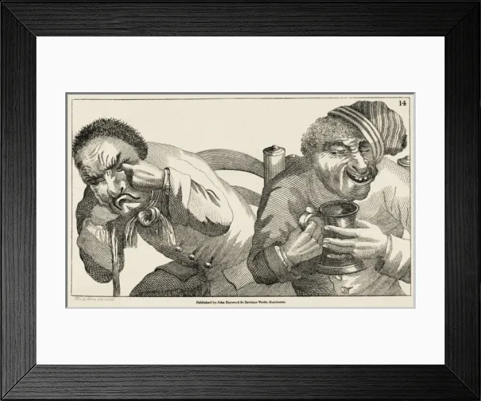 Framed Print : Two Drunks (Bobbin) Framed Print : Two Drunks (Bobbin)