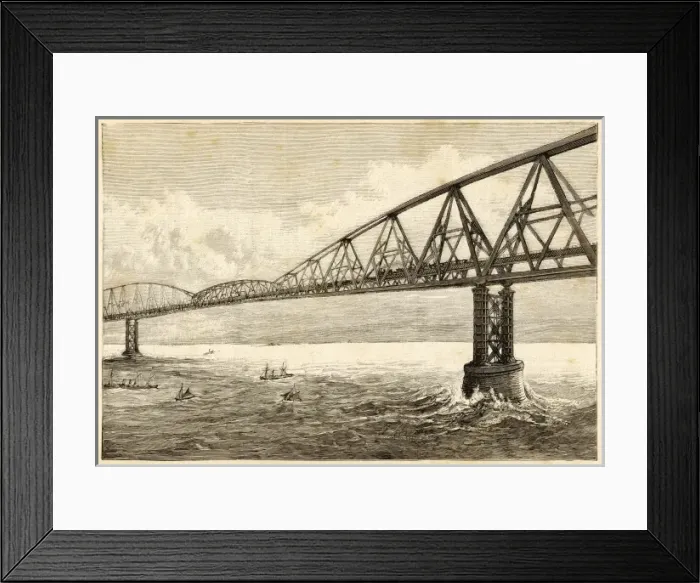 Framed Print : Channel Bridge 2 Framed Print : Channel Bridge 2