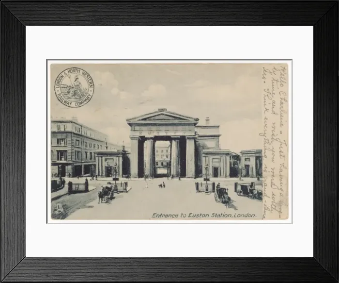 Framed Print : Euston Arch Framed Print : Euston Arch