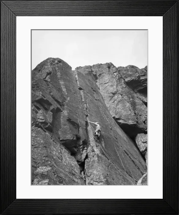 Framed Print : Climbing Great Gable Framed Print : Climbing Great Gable