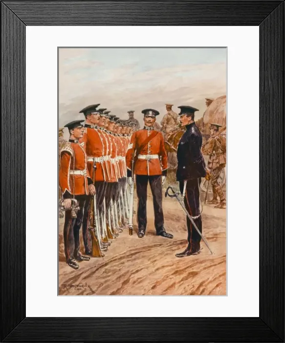 Framed Print : Somersetshire Infantry Framed Print : Somersetshire Infantry