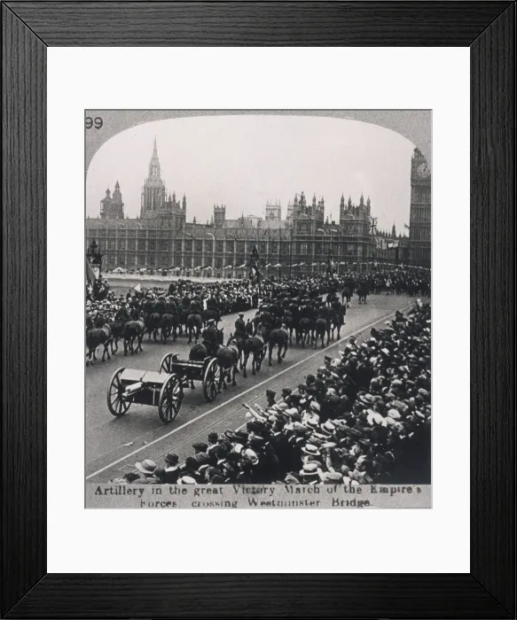 Framed Print : Victory Parade 1918 Framed Print : Victory Parade 1918