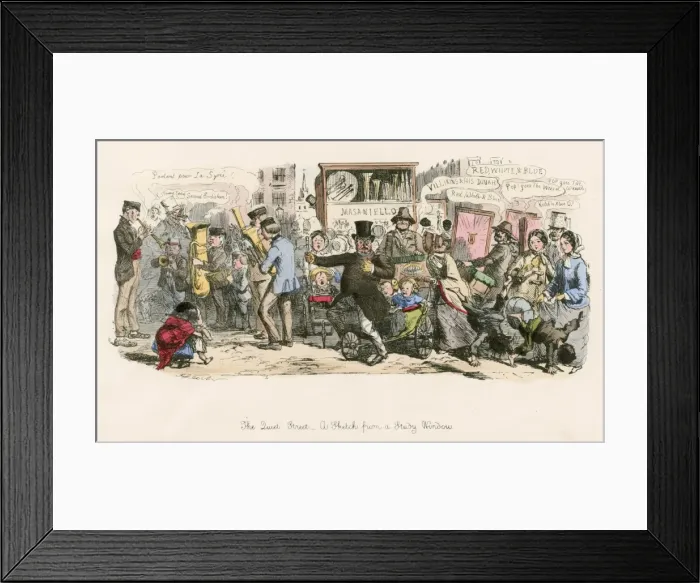 Framed Print : The Quiet Street 1856 Framed Print : The Quiet Street 1856