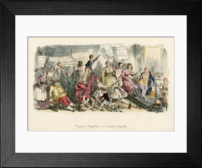 Framed Print : A Domestic Republic 1849 Framed Print : A Domestic Republic 1849