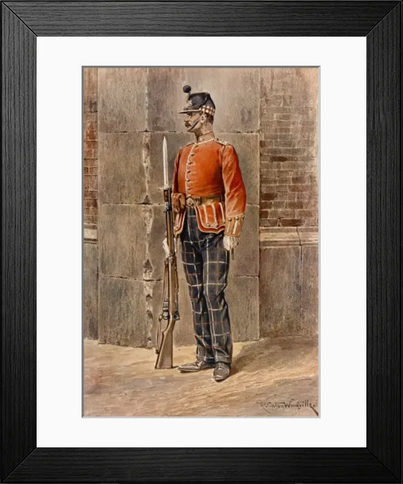 Framed Print : Highland Light Infantryy Framed Print : Highland Light Infantryy