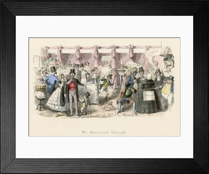 Framed Print : Ladies Auctioned Framed Print : Ladies Auctioned