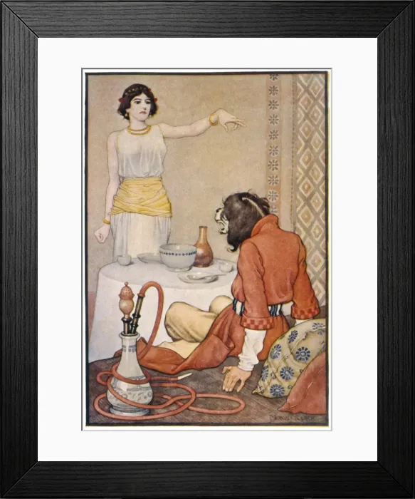 Framed Print : Afrite Turns into a Dog Framed Print : Afrite Turns into a Dog