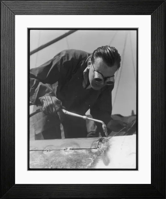 Framed Print : WELDER / 1949 Framed Print : WELDER / 1949