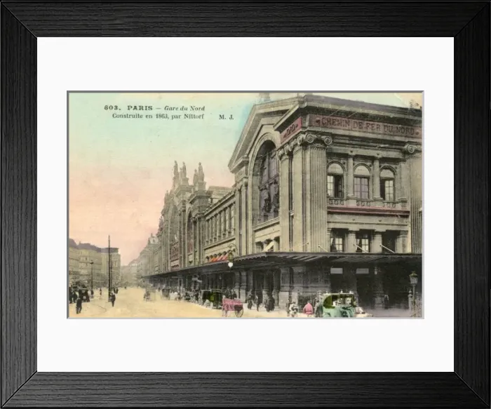 Framed Print : Gare Du Nord, Paris Framed Print : Gare Du Nord, Paris