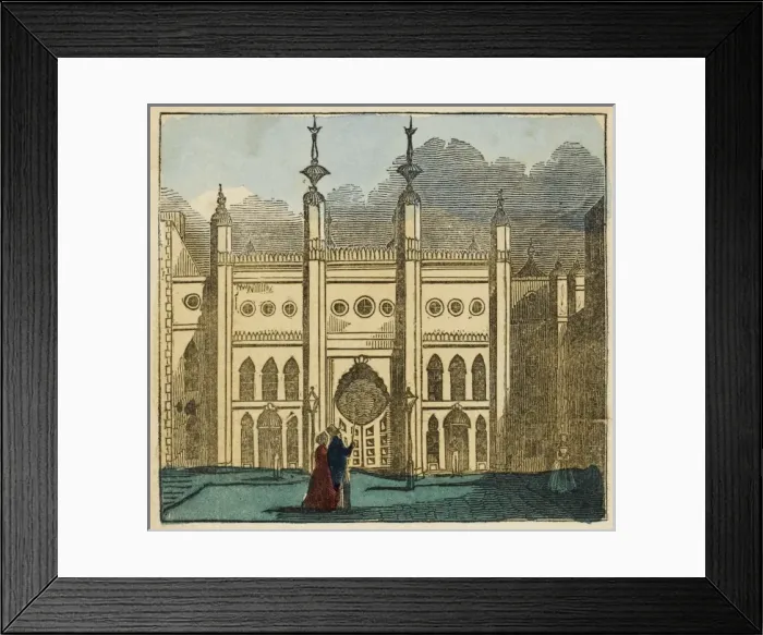 Framed Print : Brighton Pavilion / 1841 Framed Print : Brighton Pavilion / 1841
