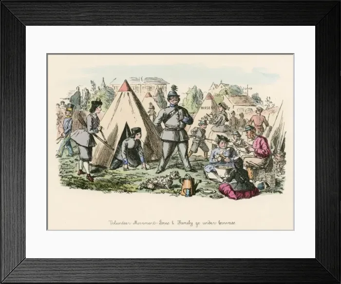 Framed Print : Women Volunteers 1861 Framed Print : Women Volunteers 1861