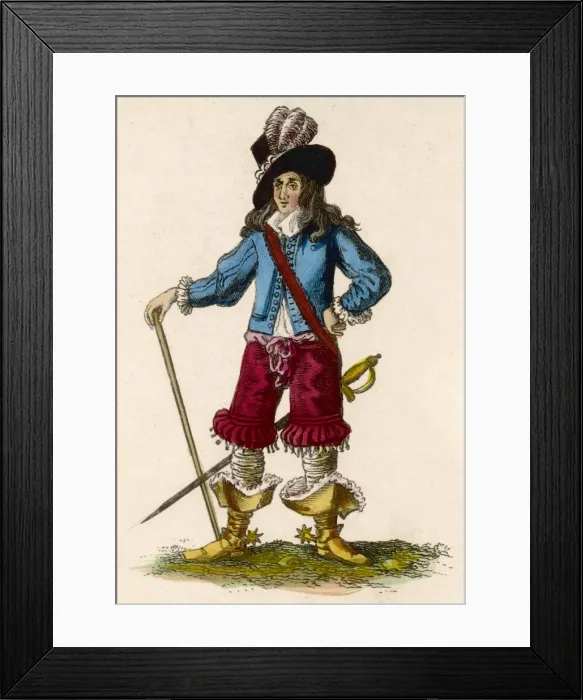 Framed Print : Englishman of 1645 Framed Print : Englishman of 1645