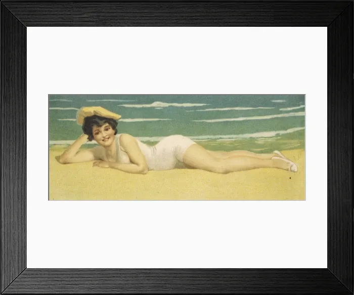 Framed Print : Bathing Beauty Vienne 4 Framed Print : Bathing Beauty Vienne 4