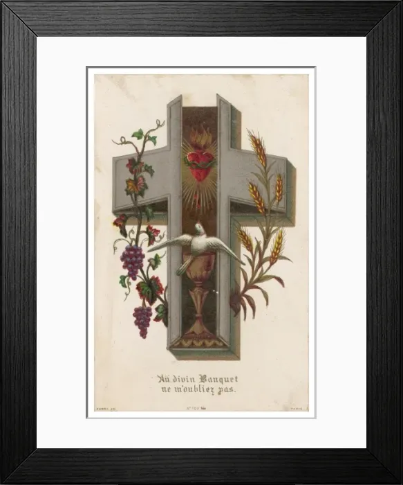 Framed Print : Cross with Dove Etc Framed Print : Cross with Dove Etc