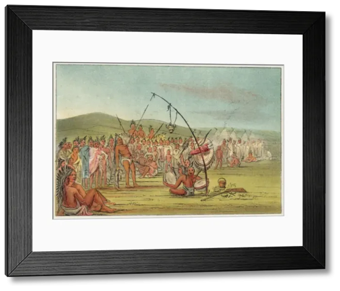 Framed Print : Sioux Ordeal of Sun Framed Print : Sioux Ordeal of Sun