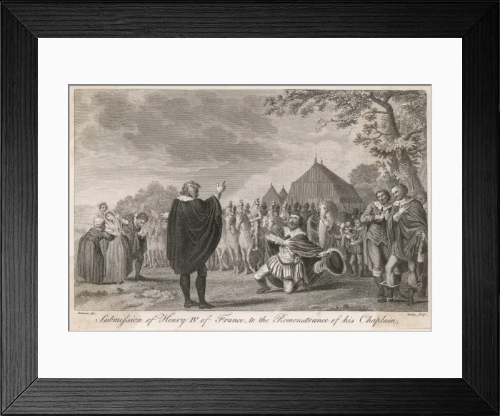 Framed Print : Henri IV Submits Framed Print : Henri IV Submits
