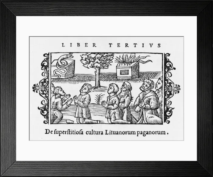 Framed Print : Religion / Gods / Lithuanian Framed Print : Religion / Gods / Lithuanian