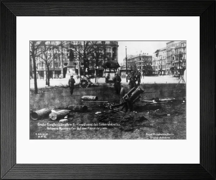 Framed Print : Freikorps Set up Mortars Framed Print : Freikorps Set up Mortars