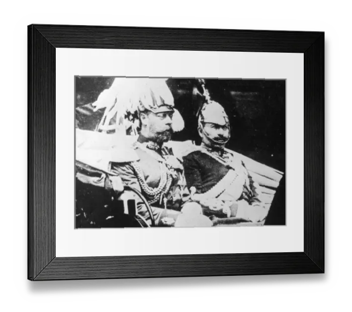 Framed Print : Wilhelm Ii / George V 1913 Framed Print : Wilhelm Ii / George V 1913