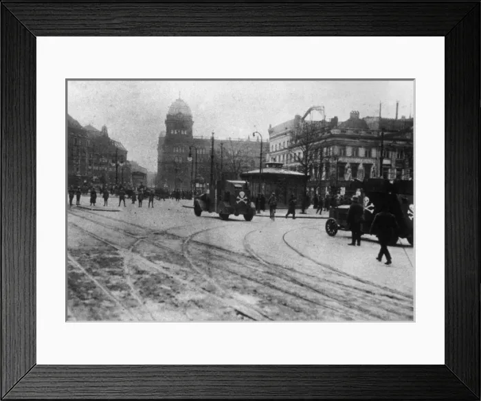 Framed Print : Gen. Strike / March 1919 Framed Print : Gen. Strike / March 1919