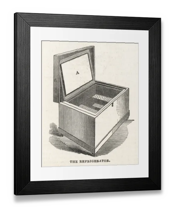 Framed Print : Industry / Ice / Refrigerate Framed Print : Industry / Ice / Refrigerate