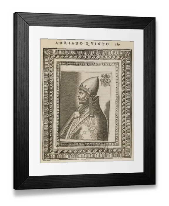 Framed Print : Pope Hadrianus V Framed Print : Pope Hadrianus V