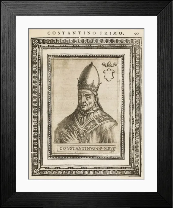 Framed Print : Pope Constantinus Framed Print : Pope Constantinus