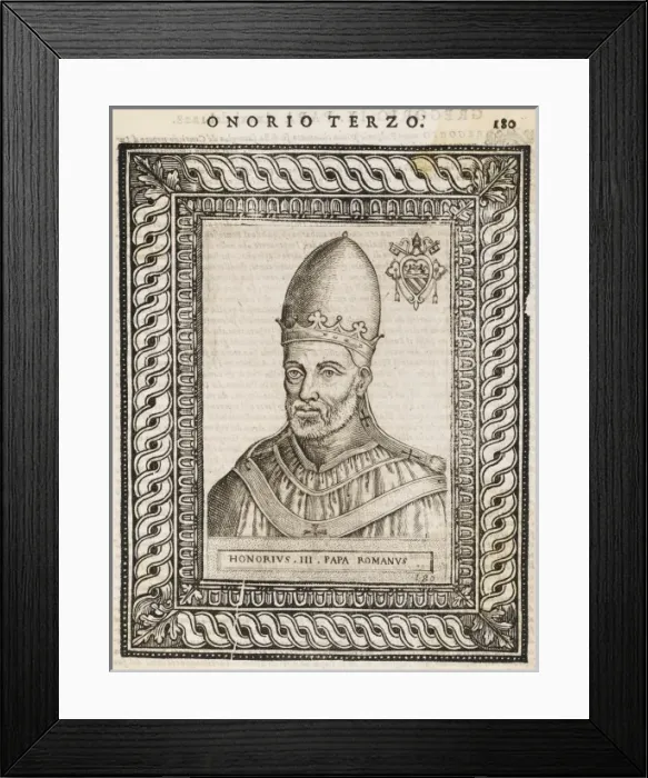 Framed Print : Pope Honorius III Framed Print : Pope Honorius III