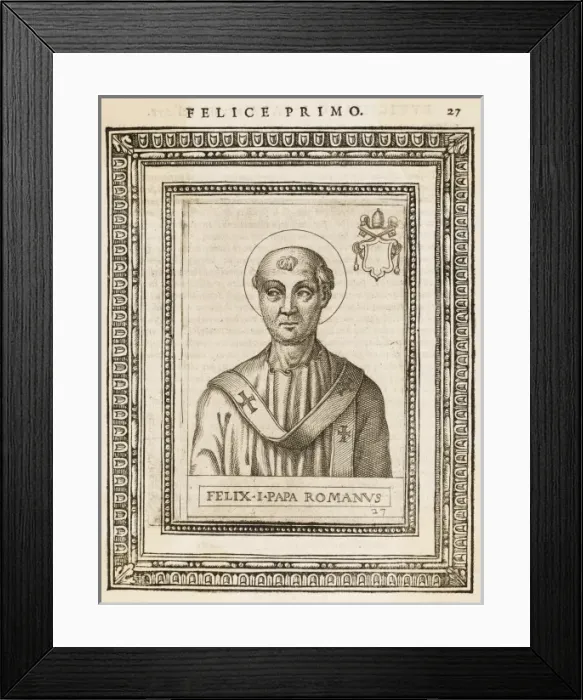 Framed Print : Pope Felix I Framed Print : Pope Felix I