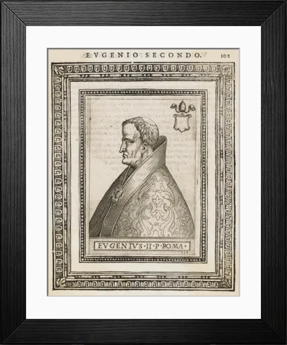 Framed Print : Pope Eugenius II Framed Print : Pope Eugenius II
