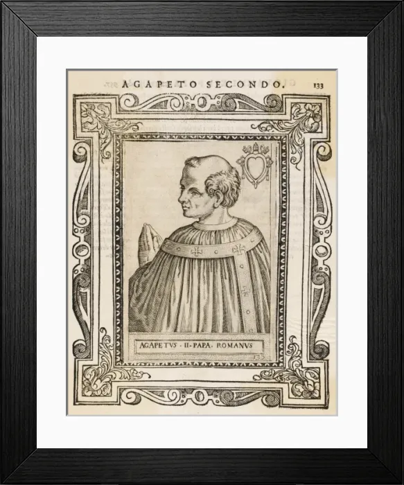 Framed Print : Pope Agapetus II Framed Print : Pope Agapetus II