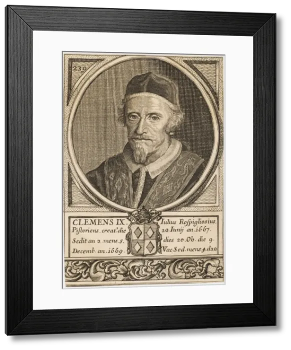 Framed Print : Pope Clemens IX Framed Print : Pope Clemens IX
