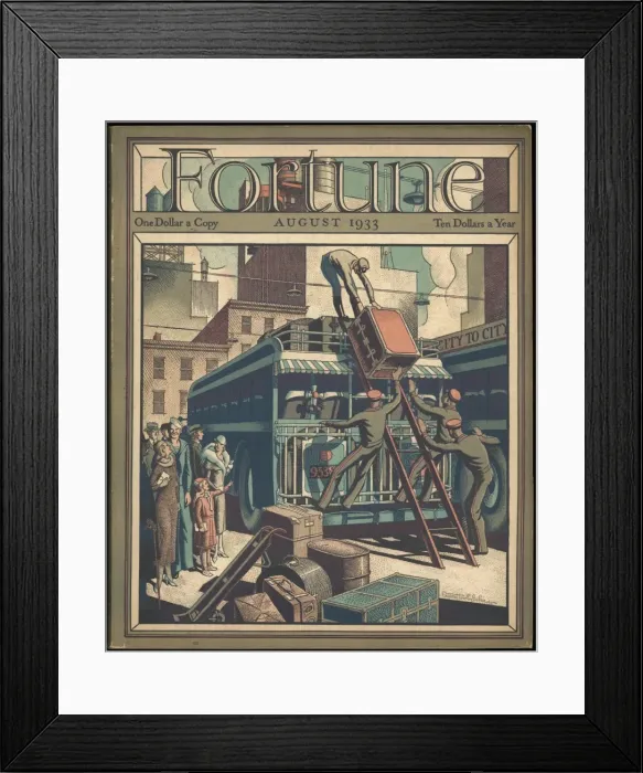 Framed Print : Loading Luggage Fortune Framed Print : Loading Luggage Fortune