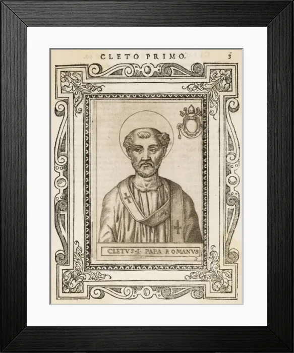Framed Print : Pope Cletus Framed Print : Pope Cletus