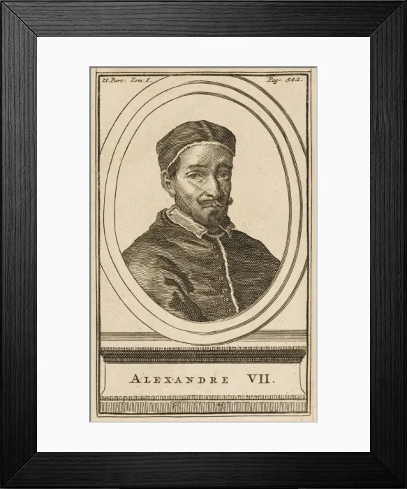 Framed Print : Pope Alexander VII Framed Print : Pope Alexander VII