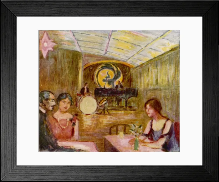 Framed Print : Gargoyle Club / Praga / 20S Framed Print : Gargoyle Club / Praga / 20S