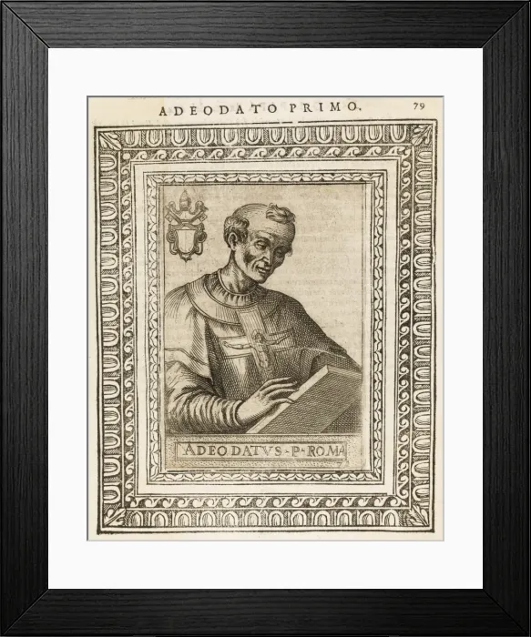 Framed Print : Pope Deusdedit II Framed Print : Pope Deusdedit II