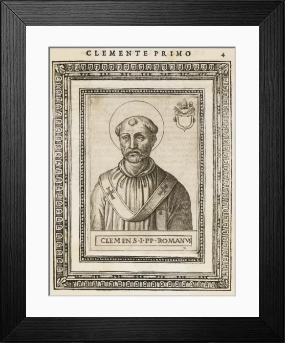 Framed Print : Pope Clemens I Framed Print : Pope Clemens I