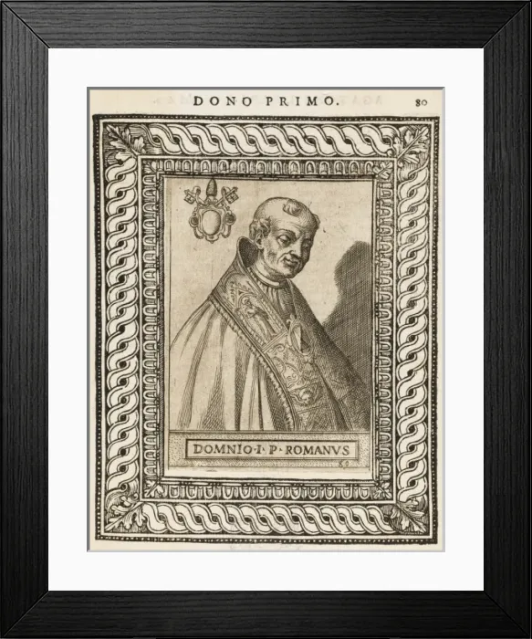 Framed Print : Pope Donus I Framed Print : Pope Donus I