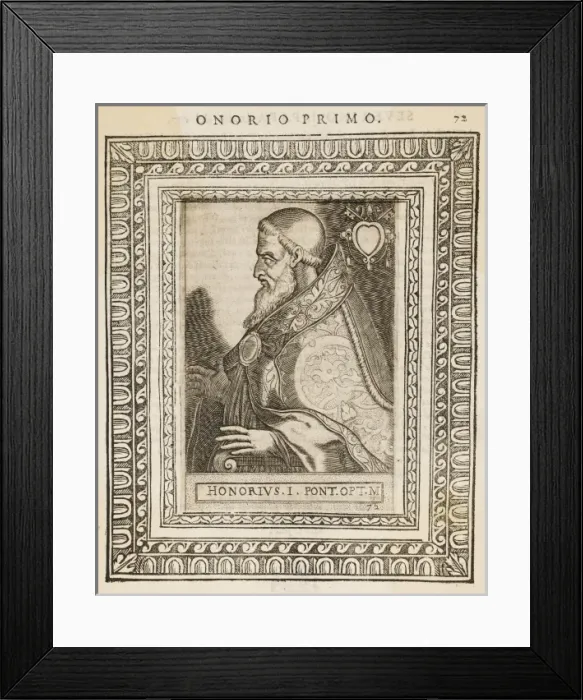 Framed Print : Pope Honorius I Framed Print : Pope Honorius I