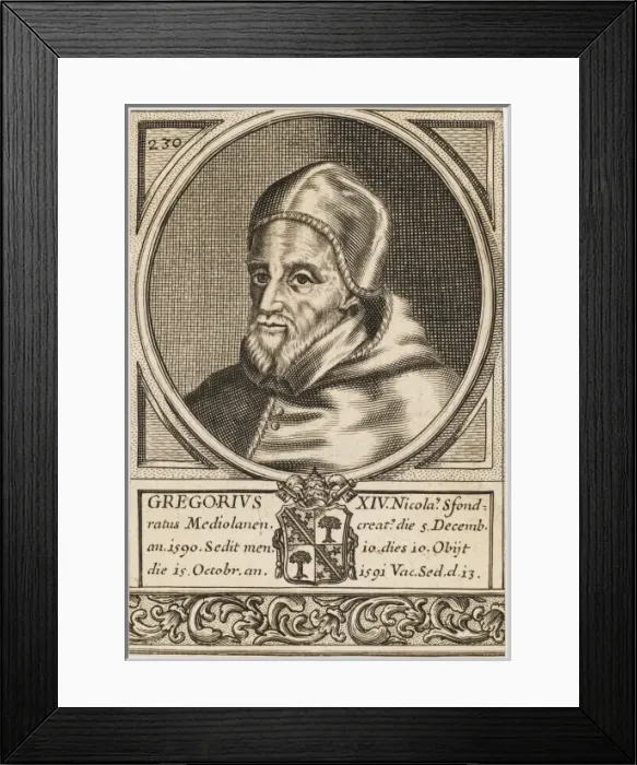 Framed Print : Pope Gregorius XIV Framed Print : Pope Gregorius XIV