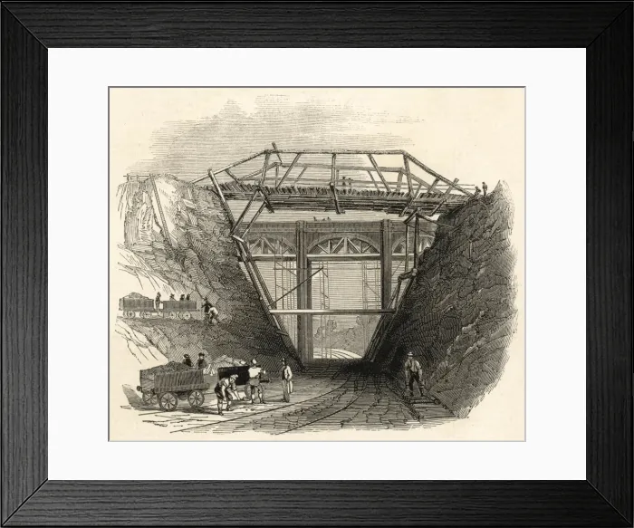 Framed Print : Eastern Union Cutting Framed Print : Eastern Union Cutting