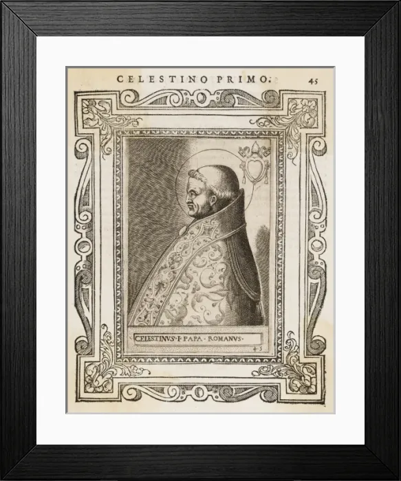 Framed Print : Pope Caelestinus I Framed Print : Pope Caelestinus I