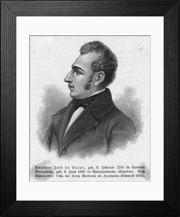 Framed Print : Antonio Jose De Sucre Framed Print : Antonio Jose De Sucre