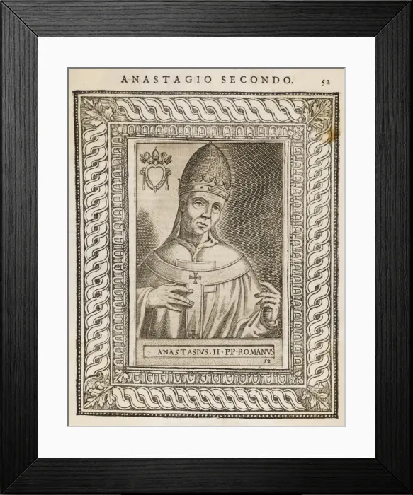 Framed Print : Anti-Pope Anastasius II Framed Print : Anti-Pope Anastasius II