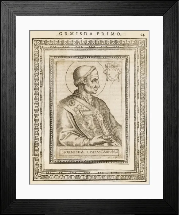 Framed Print : Pope Hormisdas Framed Print : Pope Hormisdas