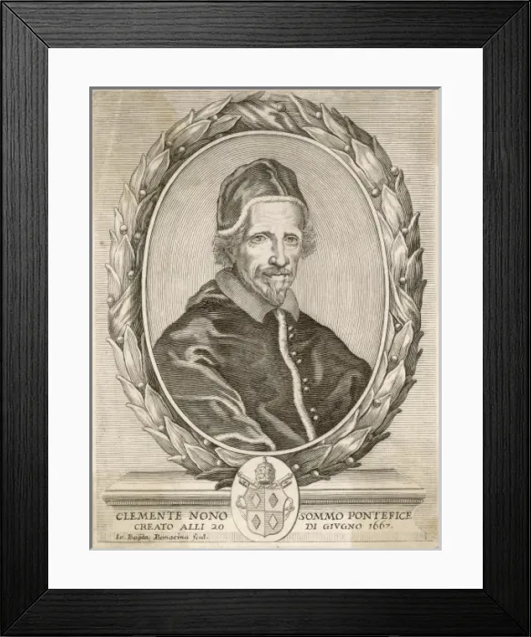 Framed Print : Pope Clemens IX Framed Print : Pope Clemens IX