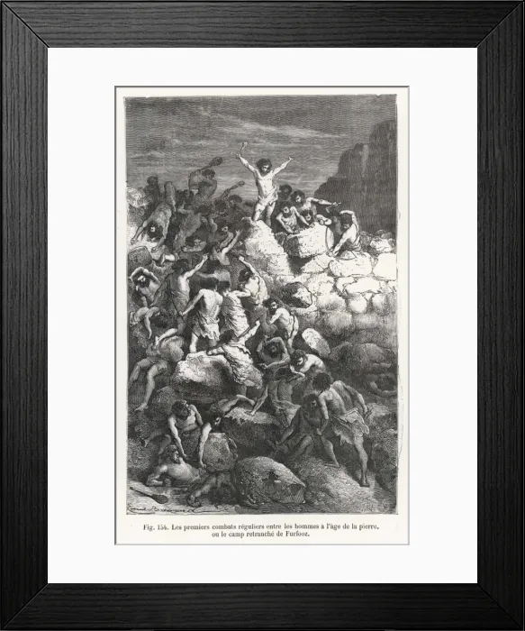 Framed Print : Warfare Furfooz / Figuier Framed Print : Warfare Furfooz / Figuier