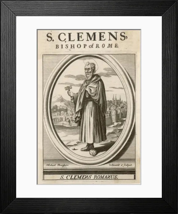 Framed Print : Pope Clemens I Framed Print : Pope Clemens I